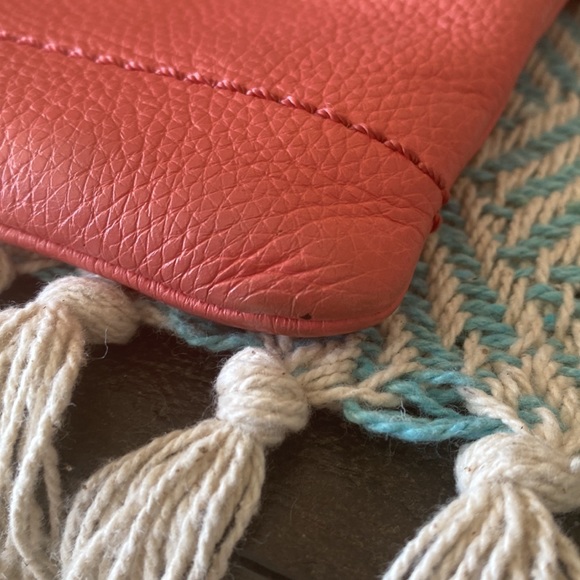 Coach Wristlet (Peach) w/Silver Hardware - Picture 8 of 10